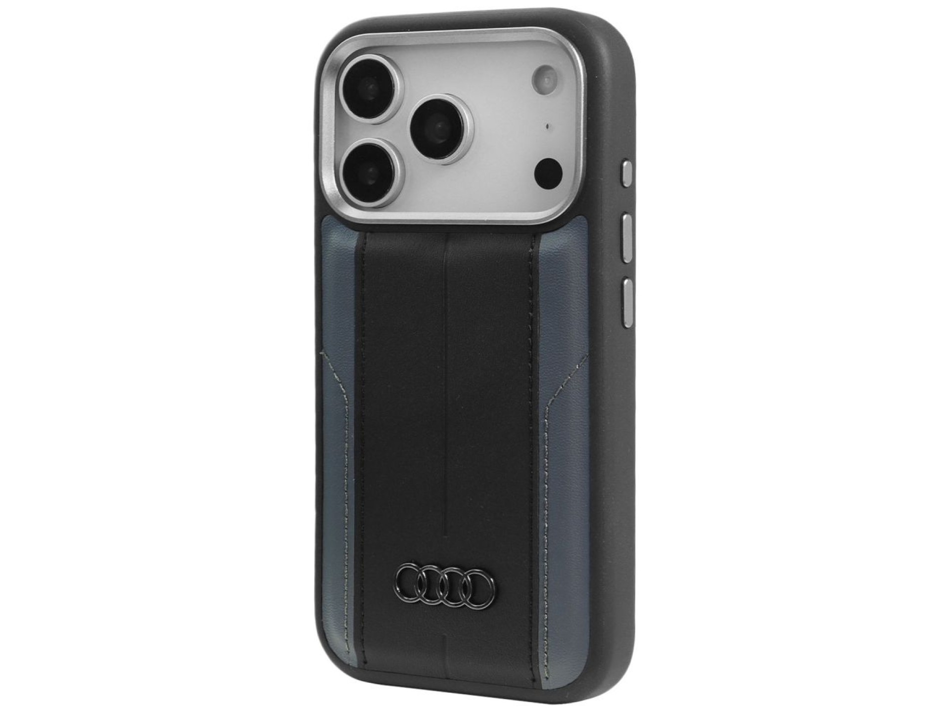 Audi A6 Synthetic Leather MagSafe Case for iPhone 17 Pro - Black