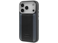 Audi A6 Synthetic Leather MagSafe Case for iPhone 17 Pro - Black Audi A6 Synthetic Leather MagSafe Case for iPhone 17 Pro - Black