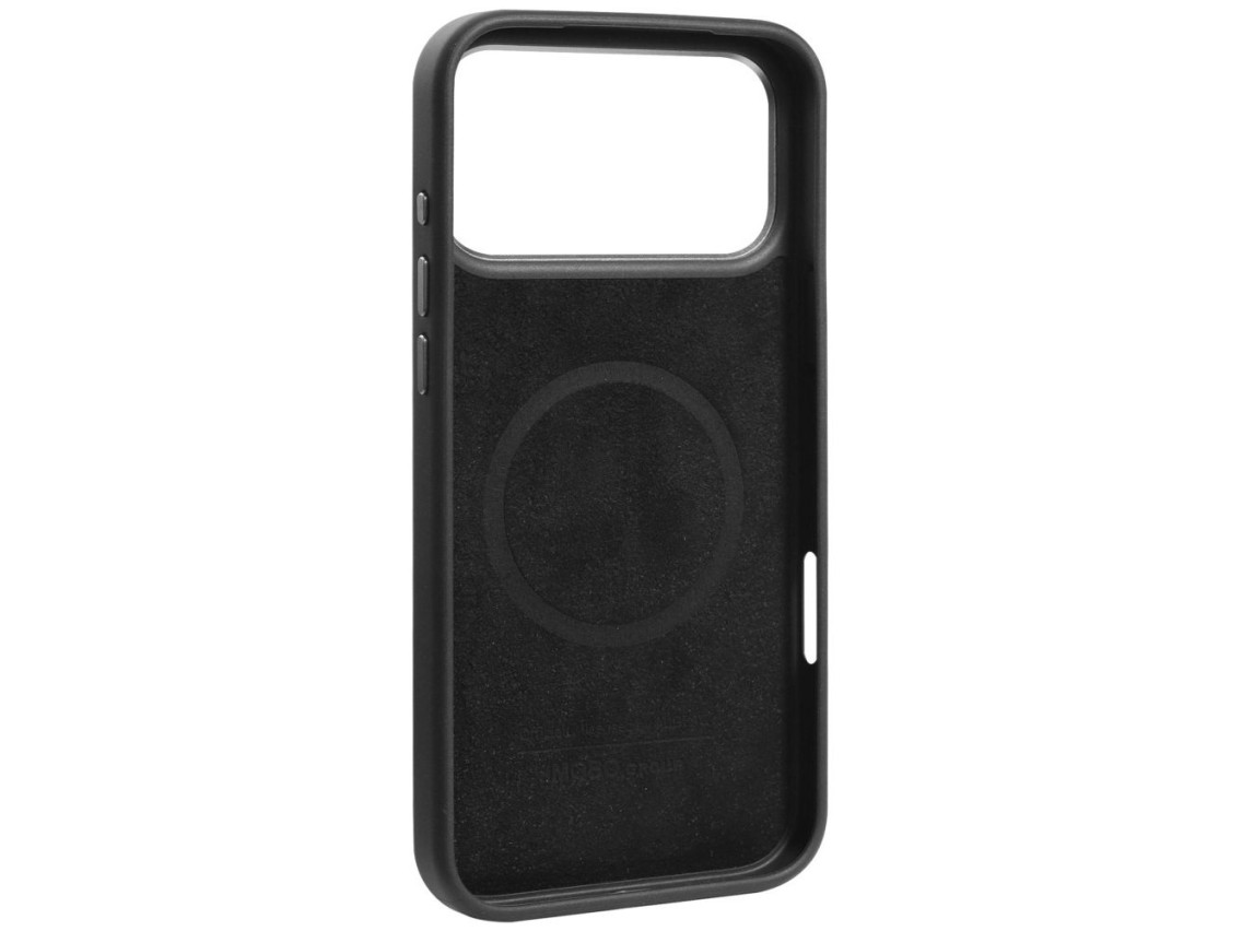 Capa MagSafe Audi RSQ Carbon Fiber Sport Red Circle para iPhone 17 Pro Max - Preta