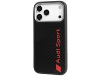 Capa MagSafe em fibra de carbono Audi R8 para iPhone 17 Pro Max - Preta Capa MagSafe em fibra de carbono Audi R8 para iPhone 17 Pro Max - Preta