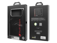 Capa MagSafe em fibra de carbono Audi R8 para iPhone 17 Pro Max - Preta Capa MagSafe em fibra de carbono Audi R8 para iPhone 17 Pro Max - Preta