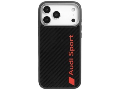 Audi R8 Carbon Fiber MagSafe Case for iPhone 17 Pro Max - Black Audi R8 Carbon Fiber MagSafe Case for iPhone 17 Pro Max - Black