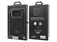 Funda Audi GT de piel sintética MagSafe para iPhone 17 Pro - negra Funda Audi GT de piel sintética MagSafe para iPhone 17 Pro - negra