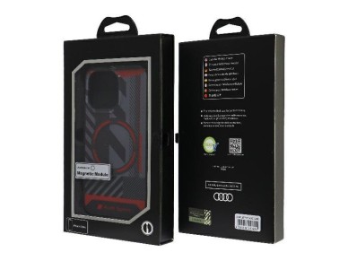Capa Audi IML Sport MagSafe para iPhone 13 Pro / 13 6.1" - Preta
