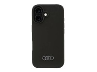 Funda de silicona Audi para iPhone 16 de 6,1" negra/funda rígida negra AU-LSRIP16-Q3/D1-BK Funda de silicona Audi para iPhone 16 de 6,1" negra/funda rígida negra AU-LSRIP16-Q3/D1-BK