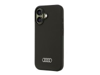 Funda de silicona Audi para iPhone 16 de 6,1" negra/funda rígida negra AU-LSRIP16-Q3/D1-BK Funda de silicona Audi para iPhone 16 de 6,1" negra/funda rígida negra AU-LSRIP16-Q3/D1-BK