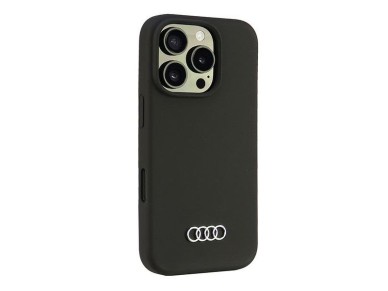 Audi Silicone Case iPhone 16 Pro 6.3" black/black hardcase AU-LSRIP16P-Q3/D1-BK Audi Silicone Case iPhone 16 Pro 6.3" black/black hardcase AU-LSRIP16P-Q3/D1-BK