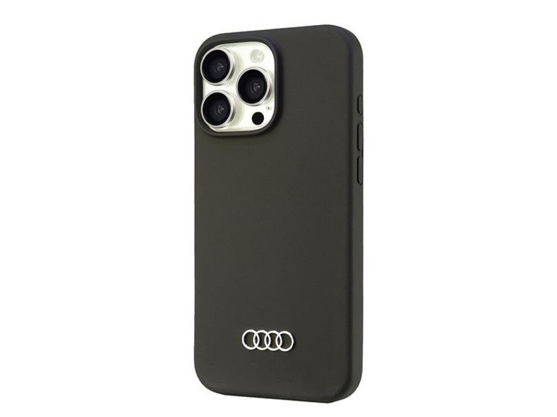Audi Silicone Case iPhone 16 Pro Max 6.9" black/black hardcase AU-LSRIP16PM-Q3/D1-BK