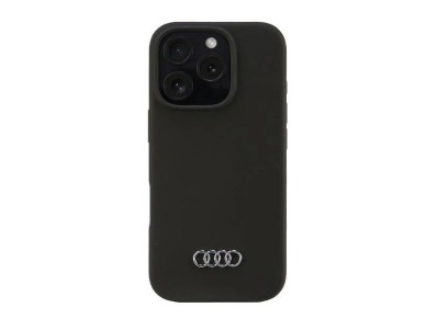 Audi Silicone Case iPhone 16 Pro 6.3" black/black hardcase AU-LSRIP16P-Q3/D1-BK Audi Silicone Case iPhone 16 Pro 6.3" black/black hardcase AU-LSRIP16P-Q3/D1-BK