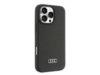 Audi Silicone Case iPhone 16 Pro Max 6.9" black/black hardcase AU-LSRIP16PM-Q3/D1-BK