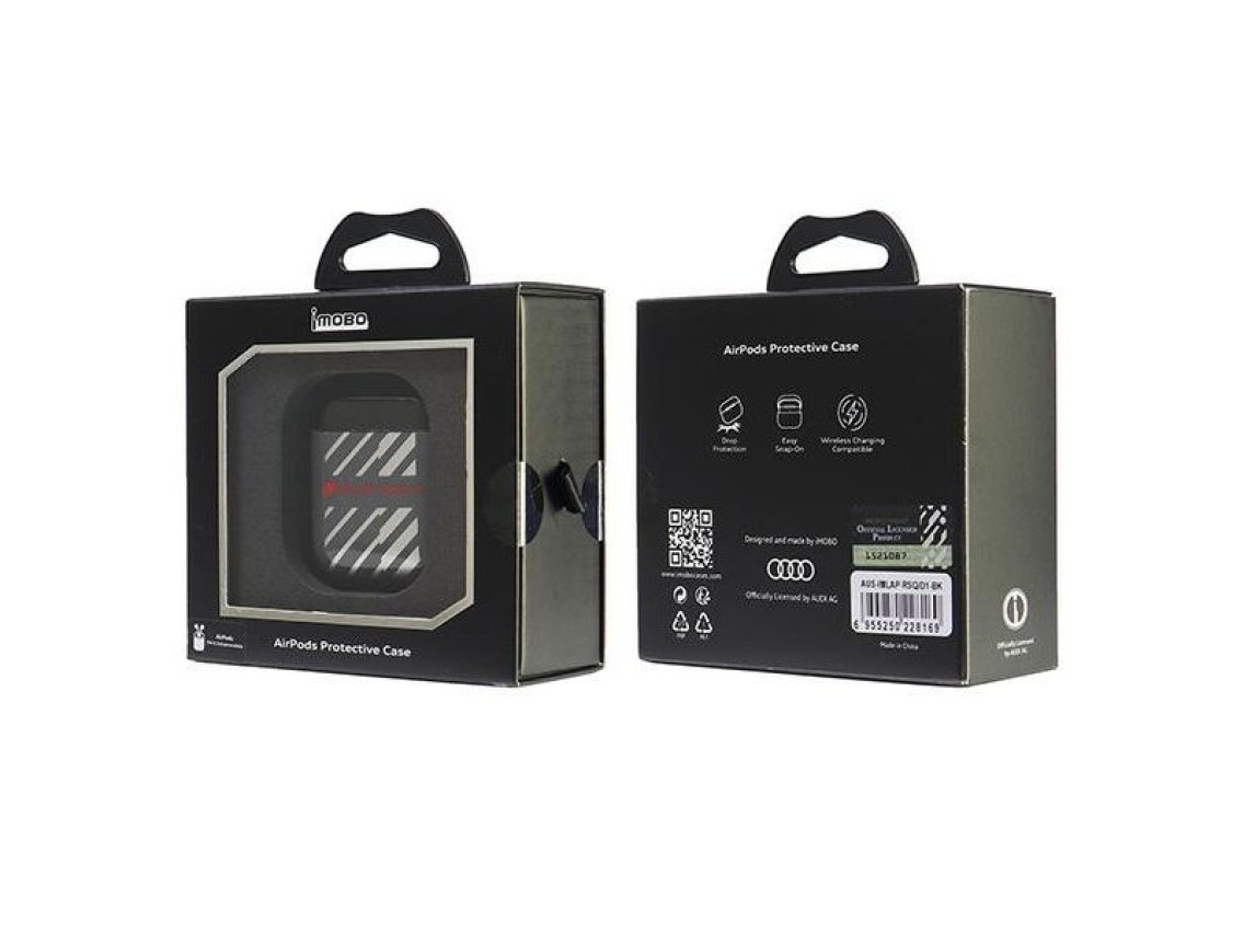 Funda Audi IML Sport para AirPods 1/2 - Negra
