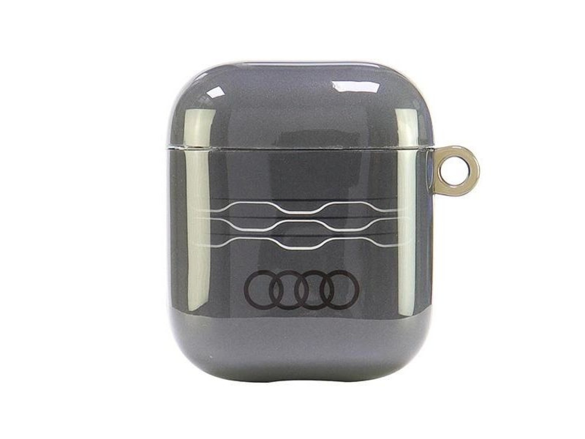 Funda Audi IML con estampado geométrico para AirPods 1/2 - Gris