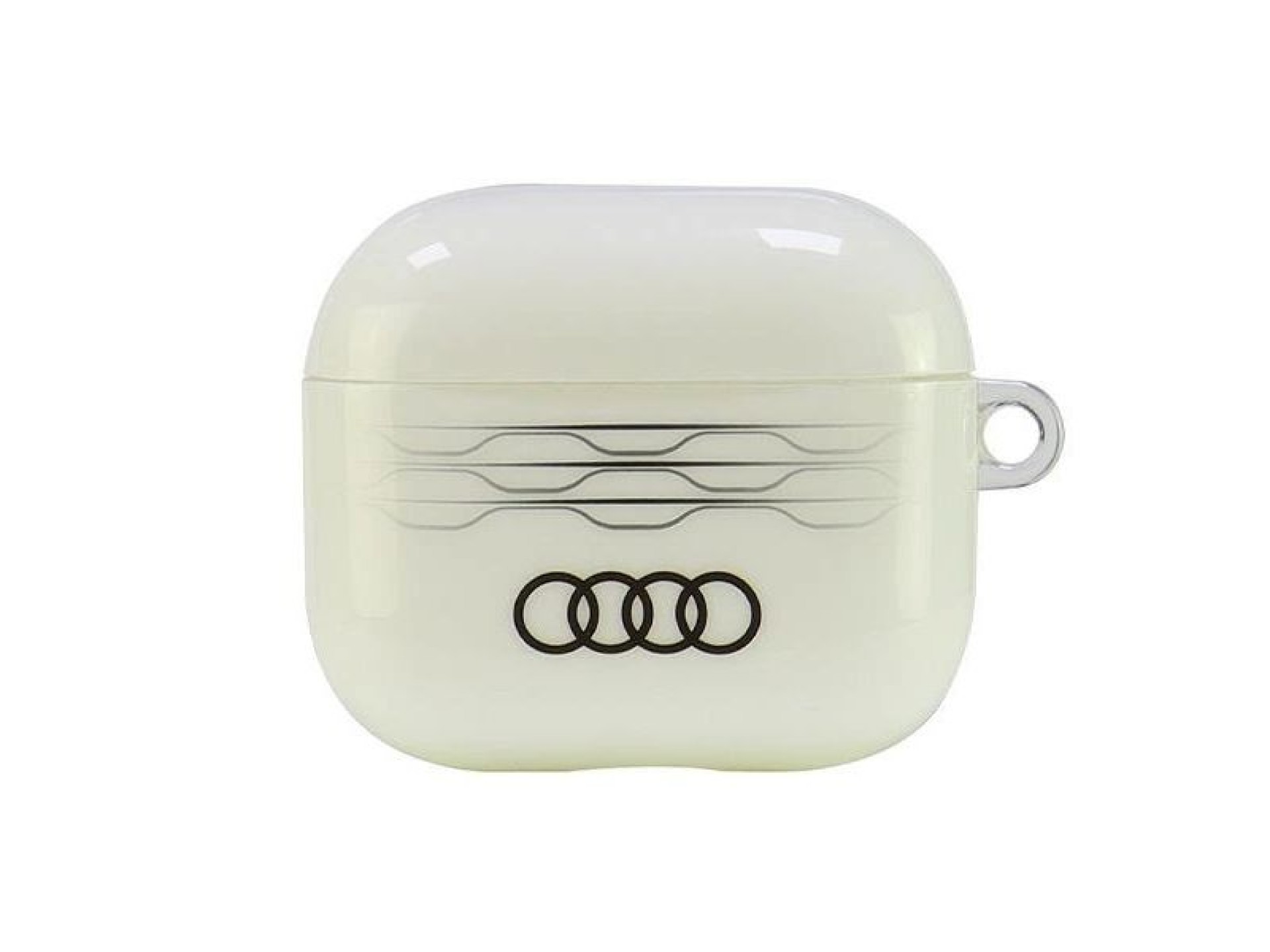 Audi IML Geometric Pattern AirPods 3 Case - White