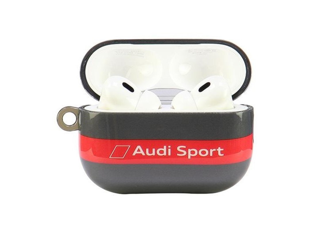 Capa esportiva Audi IML para AirPods Pro 2 - Cinza