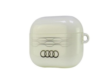 Audi IML Geometric Pattern AirPods 3 Case - White Audi IML Geometric Pattern AirPods 3 Case - White