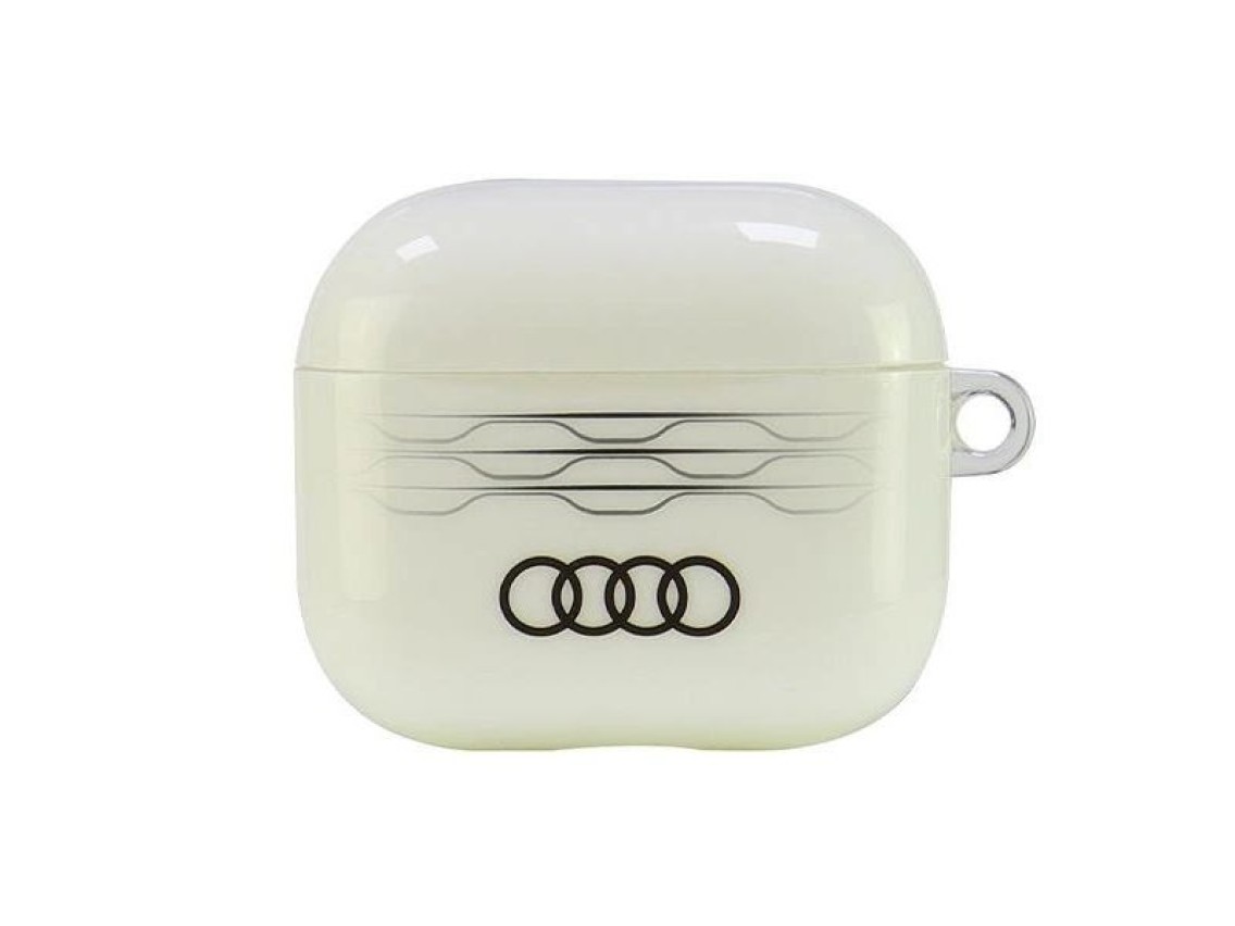 Audi IML Geometric Pattern AirPods 3 Case - White