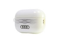 Capa Audi IML com padrão geométrico para AirPods Pro 2 - Branca Capa Audi IML com padrão geométrico para AirPods Pro 2 - Branca