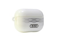 Capa Audi IML com padrão geométrico para AirPods Pro 2 - Branca Capa Audi IML com padrão geométrico para AirPods Pro 2 - Branca