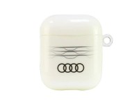 Capa Audi IML com padrão geométrico para AirPods 1/2 - Branca Capa Audi IML com padrão geométrico para AirPods 1/2 - Branca