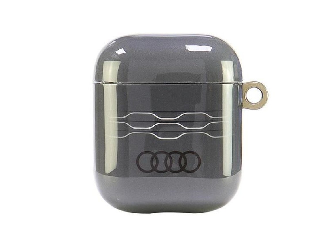Funda Audi IML con estampado geom�trico para AirPods 1/2 - Gris