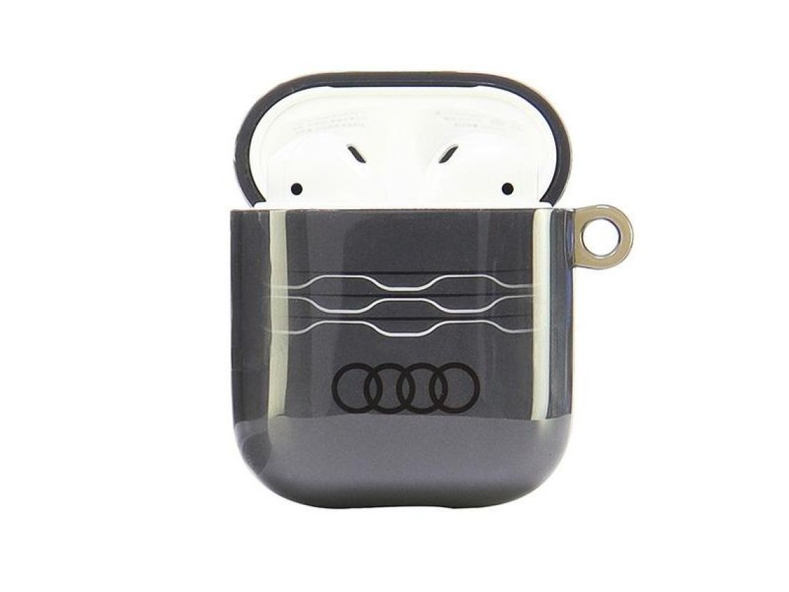 Funda Audi IML con estampado geom�trico para AirPods 1/2 - Gris