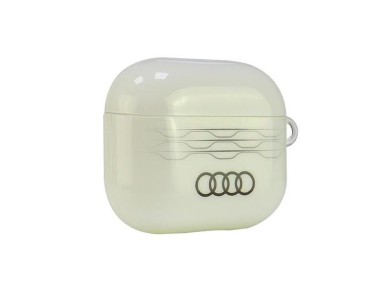 Capa para AirPods 3 com padr�o geom�trico Audi IML - Branca