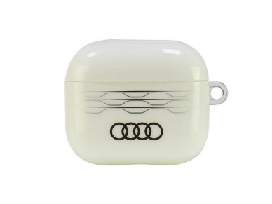 Audi IML Geometric Pattern AirPods 3 Case - White Audi IML Geometric Pattern AirPods 3 Case - White