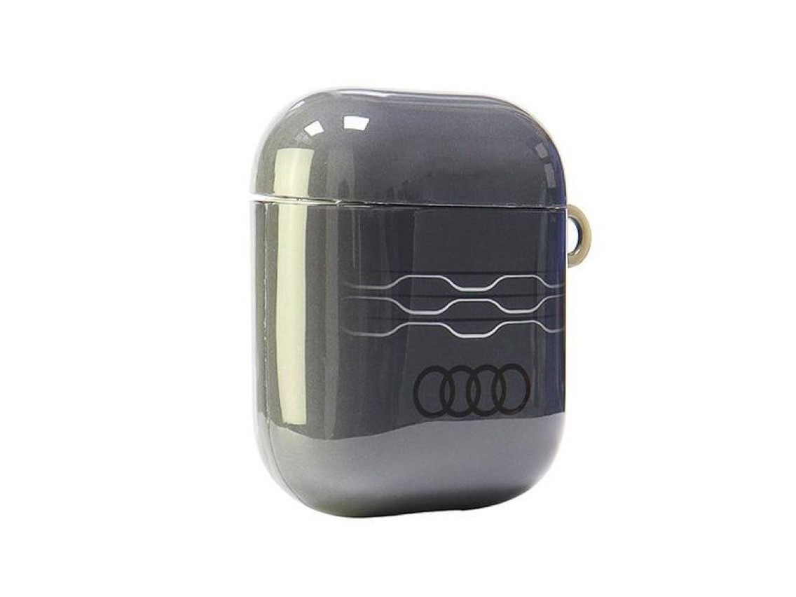 Funda Audi IML con estampado geom�trico para AirPods 1/2 - Gris