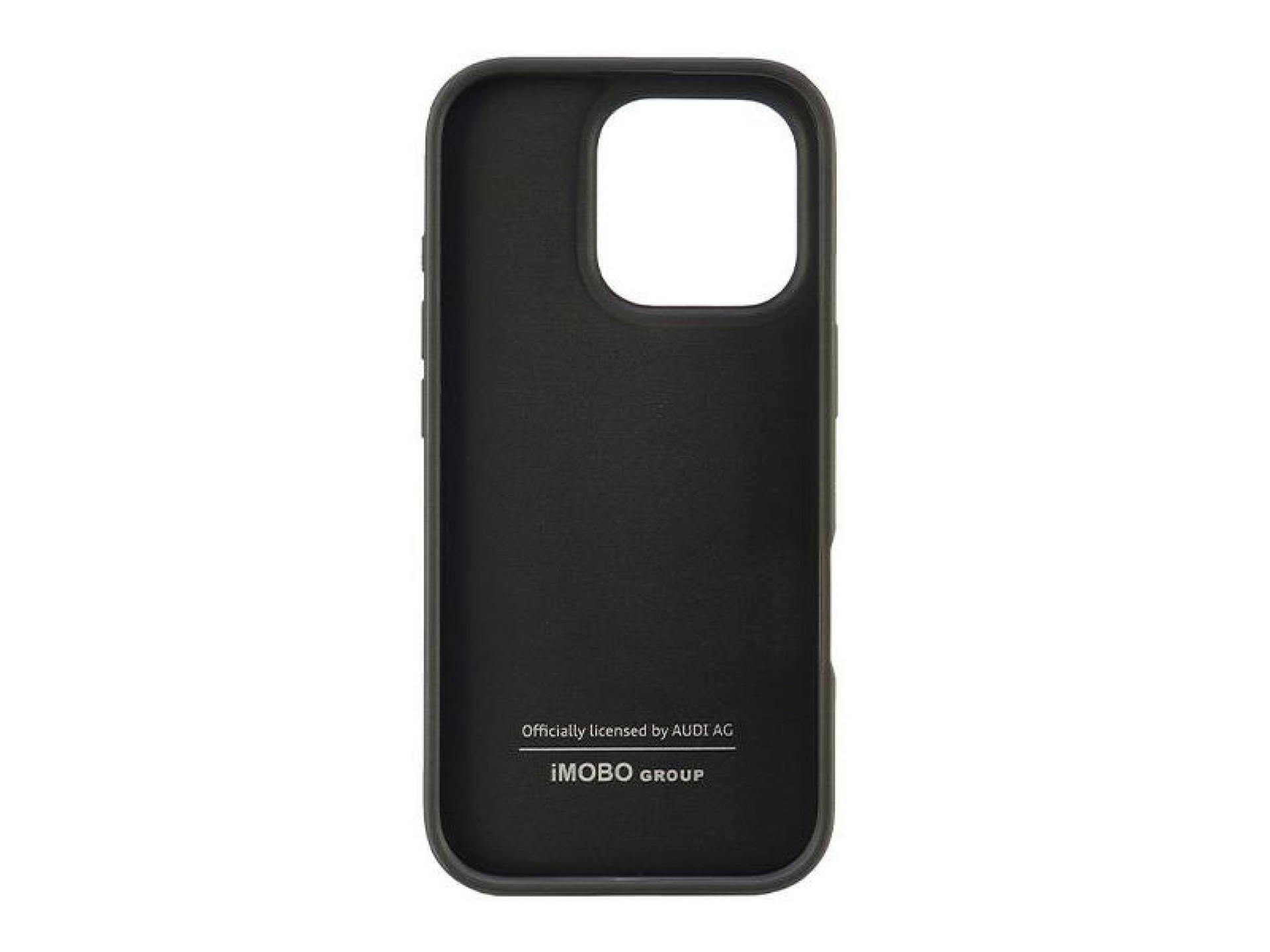 Capa rígida Audi em couro sintético para iPhone 16 Pro 6.3
