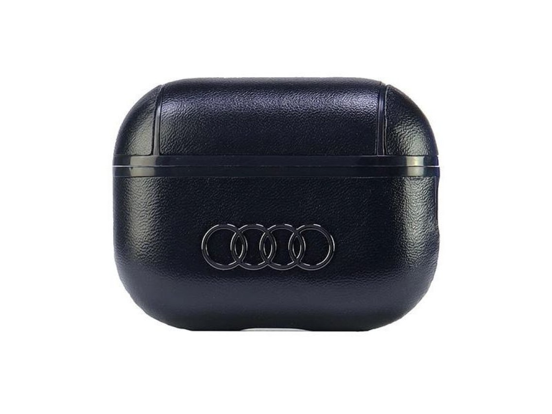 Audi Leather Big Logo AirPods Pro 2 cover black/black AU-APP2-GT/D3-BK