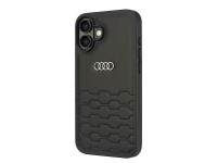 Audi Synthetic Leather iPhone 16 Plus 6.7" black/black hardcase AU-TPUPCIP16M-GT/D2-BK Audi Synthetic Leather iPhone 16 Plus 6.7" black/black hardcase AU-TPUPCIP16M-GT/D2-BK