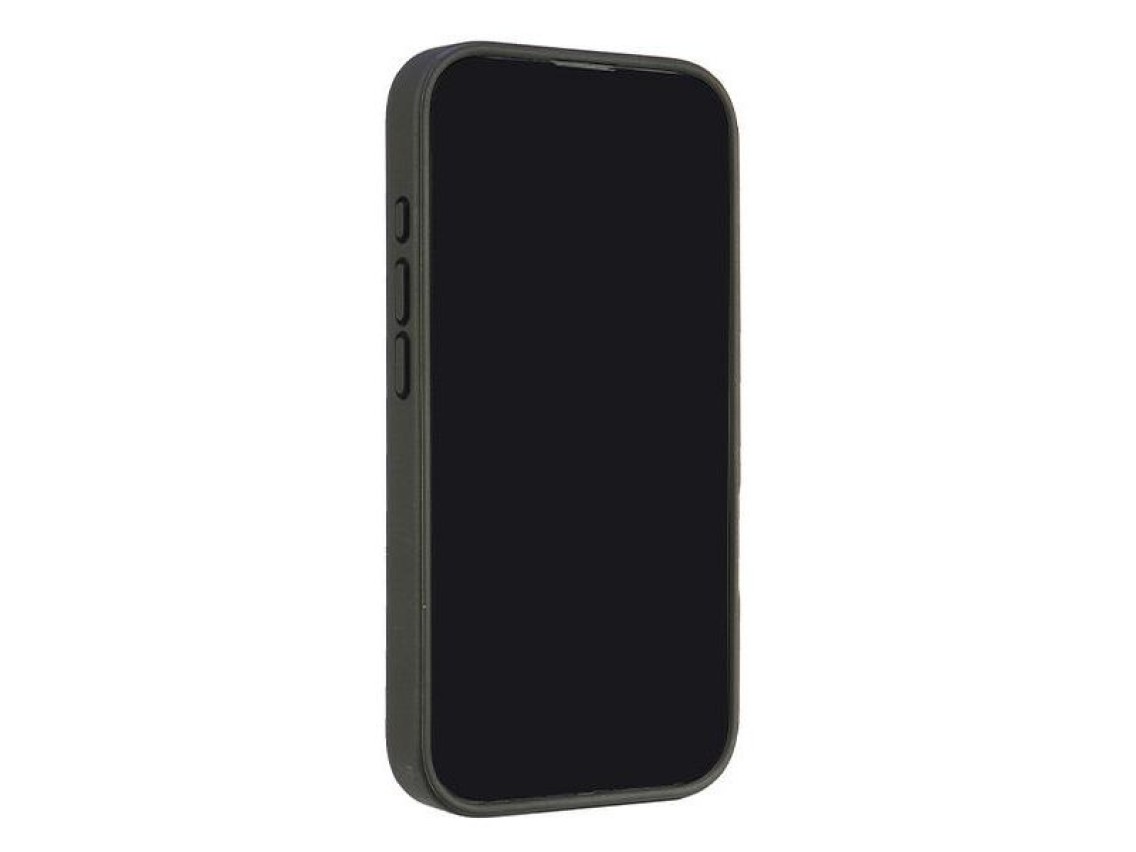 Capa rígida Audi em couro sintético para iPhone 16 Pro 6.3" preta/preta AU-TPUPCIP16P-GT/D2-BK