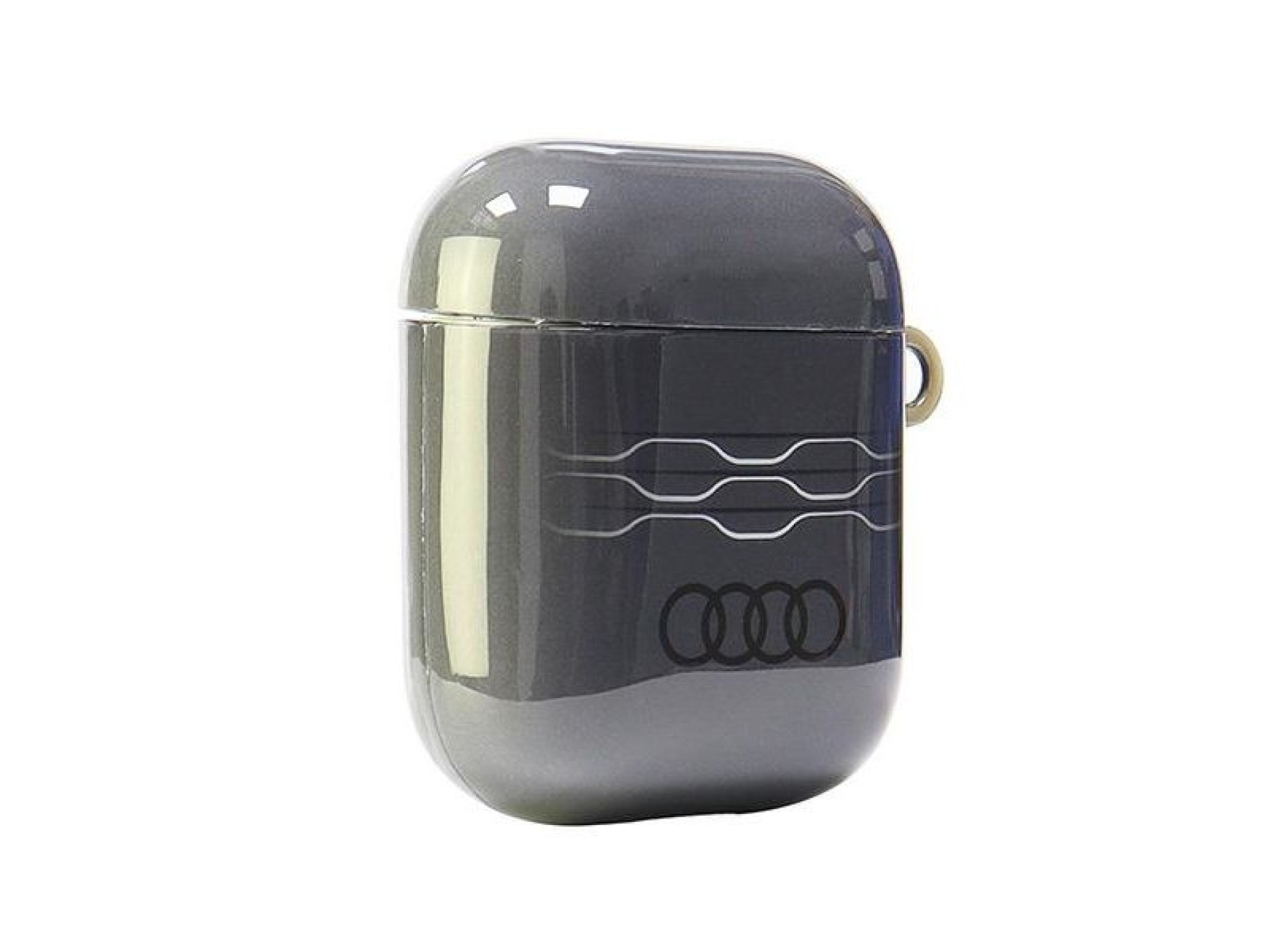 Funda Audi IML con estampado geométrico para AirPods 1/2 - Gris