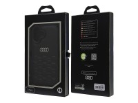Capa rígida Audi em couro sintético para iPhone 16 de 6,1" preta/preta AU-TPUPCIP16-GT/D2-BK Capa rígida Audi em couro sintético para iPhone 16 de 6,1" preta/preta AU-TPUPCIP16-GT/D2-BK