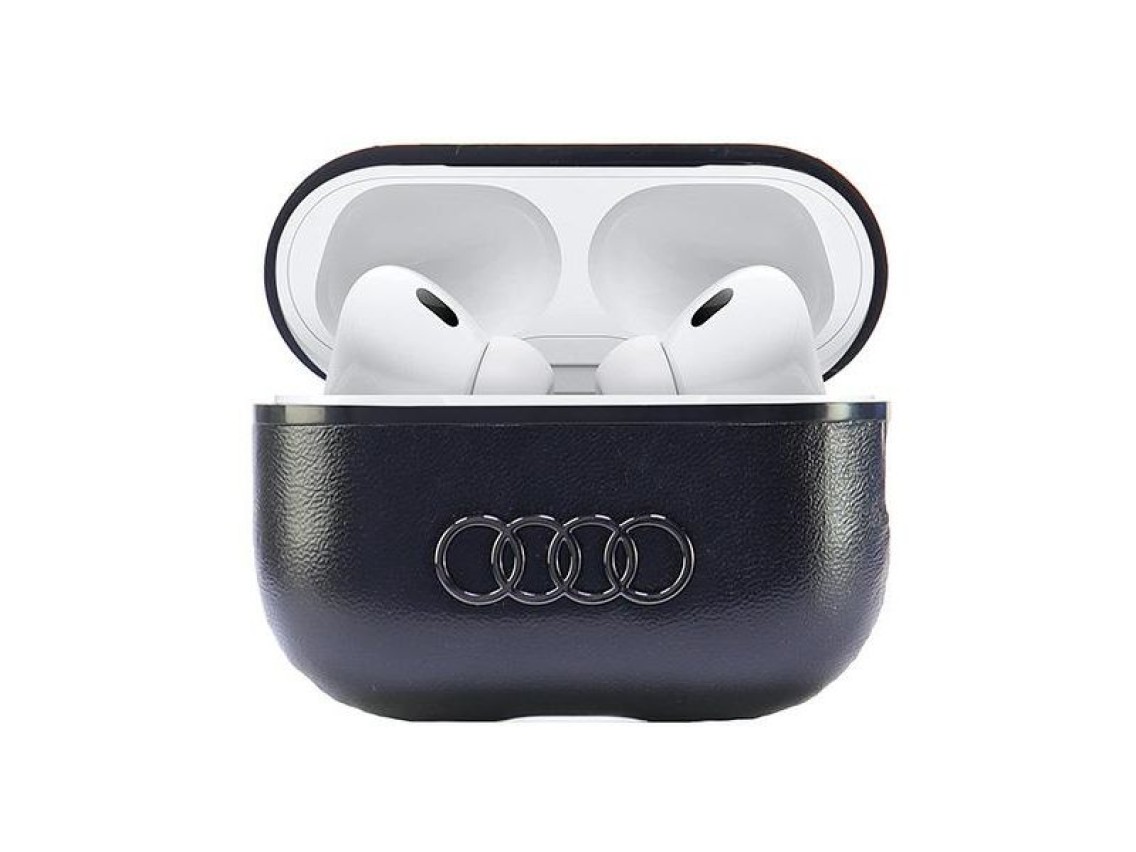 Audi Leather Big Logo AirPods Pro 2 cover black/black AU-APP2-GT/D3-BK