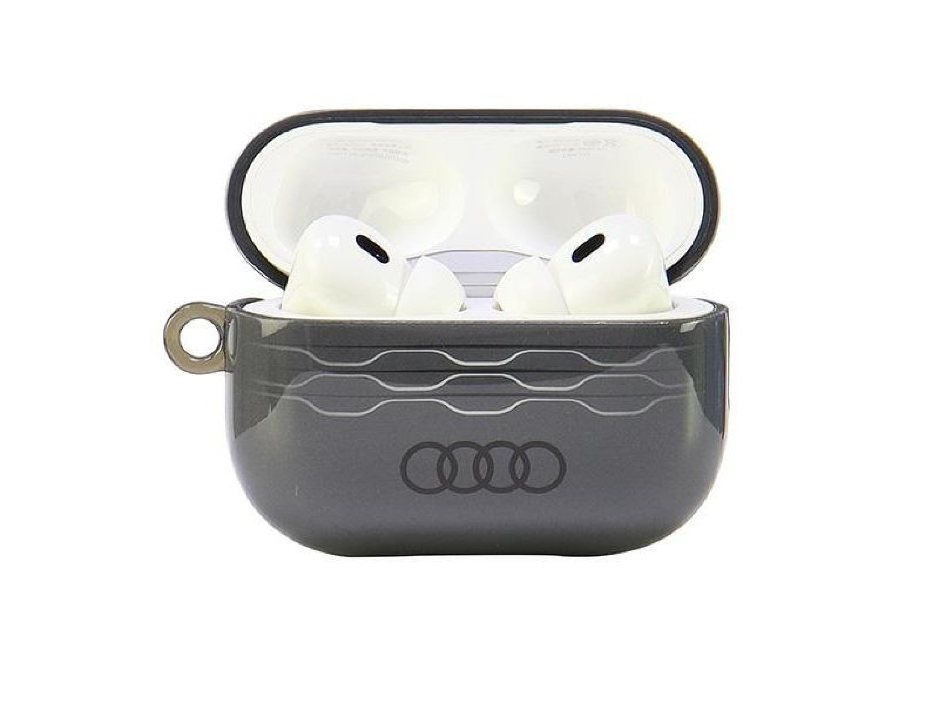 Funda Audi IML con estampado geométrico para AirPods Pro 2 - Gris