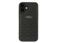Audi Synthetic Leather iPhone 16 Plus 6.7" black/black hardcase AU-TPUPCIP16M-GT/D2-BK Audi Synthetic Leather iPhone 16 Plus 6.7" black/black hardcase AU-TPUPCIP16M-GT/D2-BK