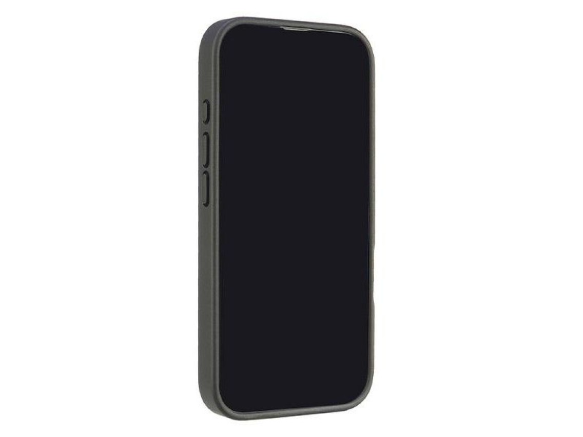 Capa rígida Audi em couro sintético para iPhone 16 de 6,1" preta/preta AU-TPUPCIP16-GT/D2-BK