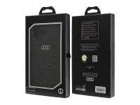 Audi Synthetic Leather iPhone 16 Plus 6.7" black/black hardcase AU-TPUPCIP16M-GT/D2-BK Audi Synthetic Leather iPhone 16 Plus 6.7" black/black hardcase AU-TPUPCIP16M-GT/D2-BK