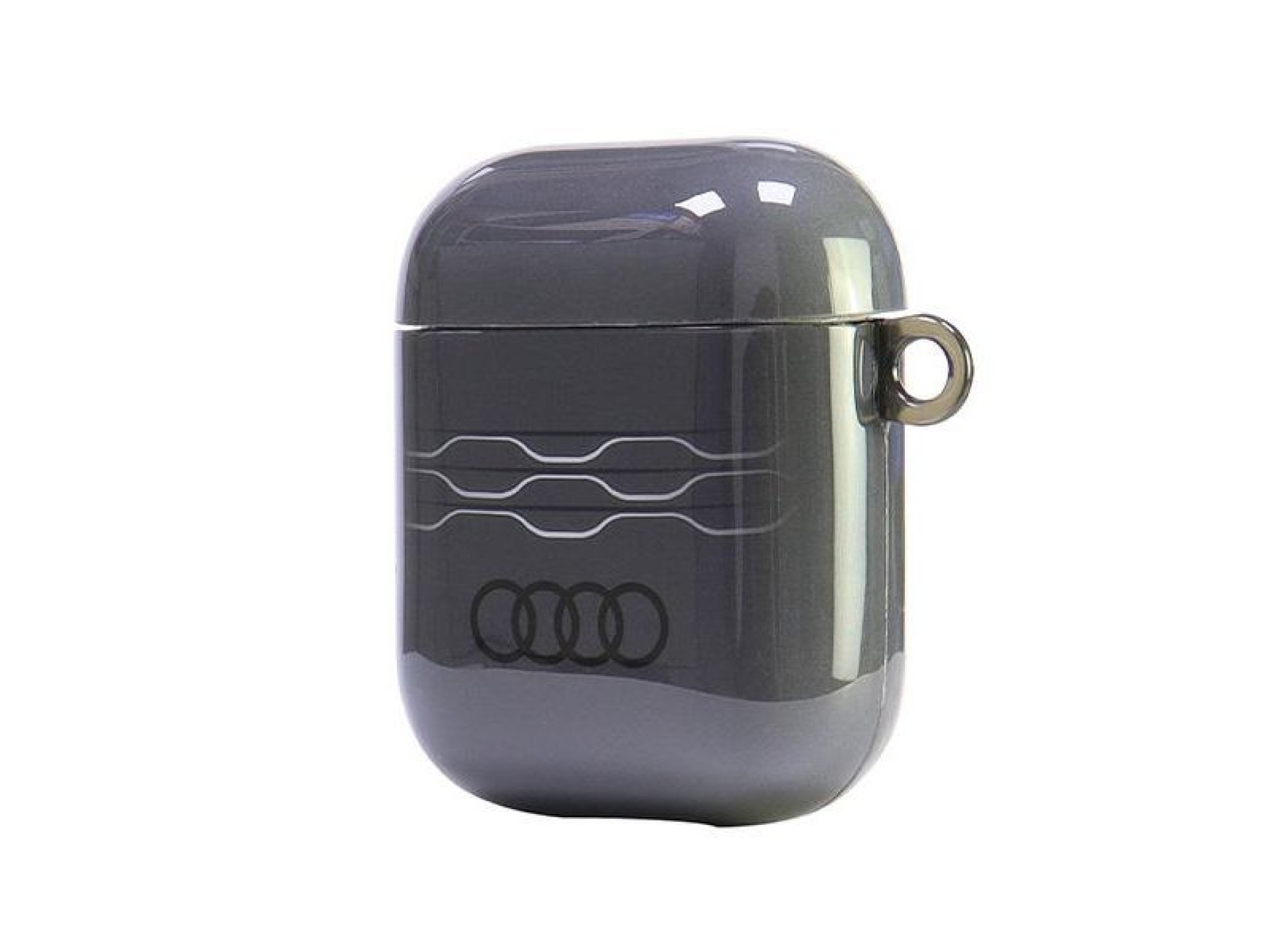 Funda Audi IML con estampado geométrico para AirPods 1/2 - Gris
