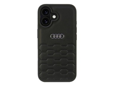 Audi Synthetic Leather iPhone 16 6.1" black/black hardcase AU-TPUPCIP16-GT/D2-BK Audi Synthetic Leather iPhone 16 6.1" black/black hardcase AU-TPUPCIP16-GT/D2-BK