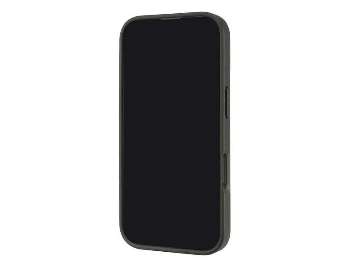 Capa rígida Audi em couro sintético para iPhone 16 Pro 6.3" preta/preta AU-TPUPCIP16P-GT/D2-BK