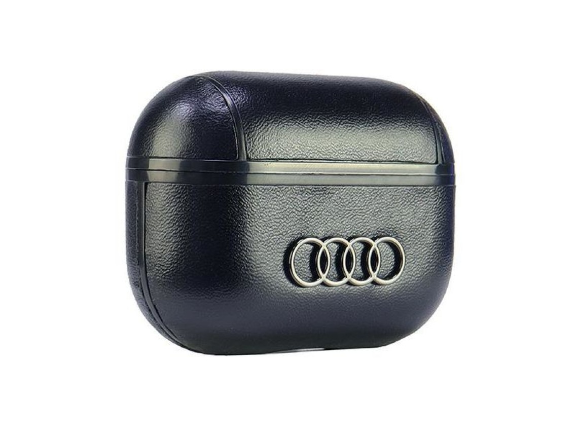 Audi Leather Big Logo AirPods Pro 2 cover black/black AU-APP2-GT/D3-BK