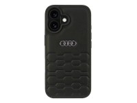 Capa rígida Audi em couro sintético para iPhone 16 de 6,1" preta/preta AU-TPUPCIP16-GT/D2-BK Capa rígida Audi em couro sintético para iPhone 16 de 6,1" preta/preta AU-TPUPCIP16-GT/D2-BK