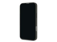 Capa r�gida Audi em couro sint�tico para iPhone 16 Pro Max 6.9" preta/preta AU-TPUPCIP16PM-GT/D2-BK