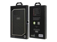 Capa rígida Audi em couro sintético para iPhone 16 Pro Max 6.9" preta/preta AU-TPUPCIP16PM-GT/D2-BK Capa rígida Audi em couro sintético para iPhone 16 Pro Max 6.9" preta/preta AU-TPUPCIP16PM-GT/D2-BK