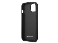 Funda AMG de cuero con l�neas grabadas para iPhone 13 mini - negra
