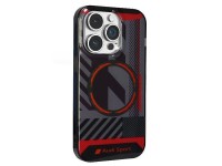 Audi IML Sport MagSafe Case iPhone 14 Pro Max 6.7" black/black hardcase AU-IMLMIP14PM-RSQ/D2-BK Audi IML Sport MagSafe Case iPhone 14 Pro Max 6.7" black/black hardcase AU-IMLMIP14PM-RSQ/D2-BK