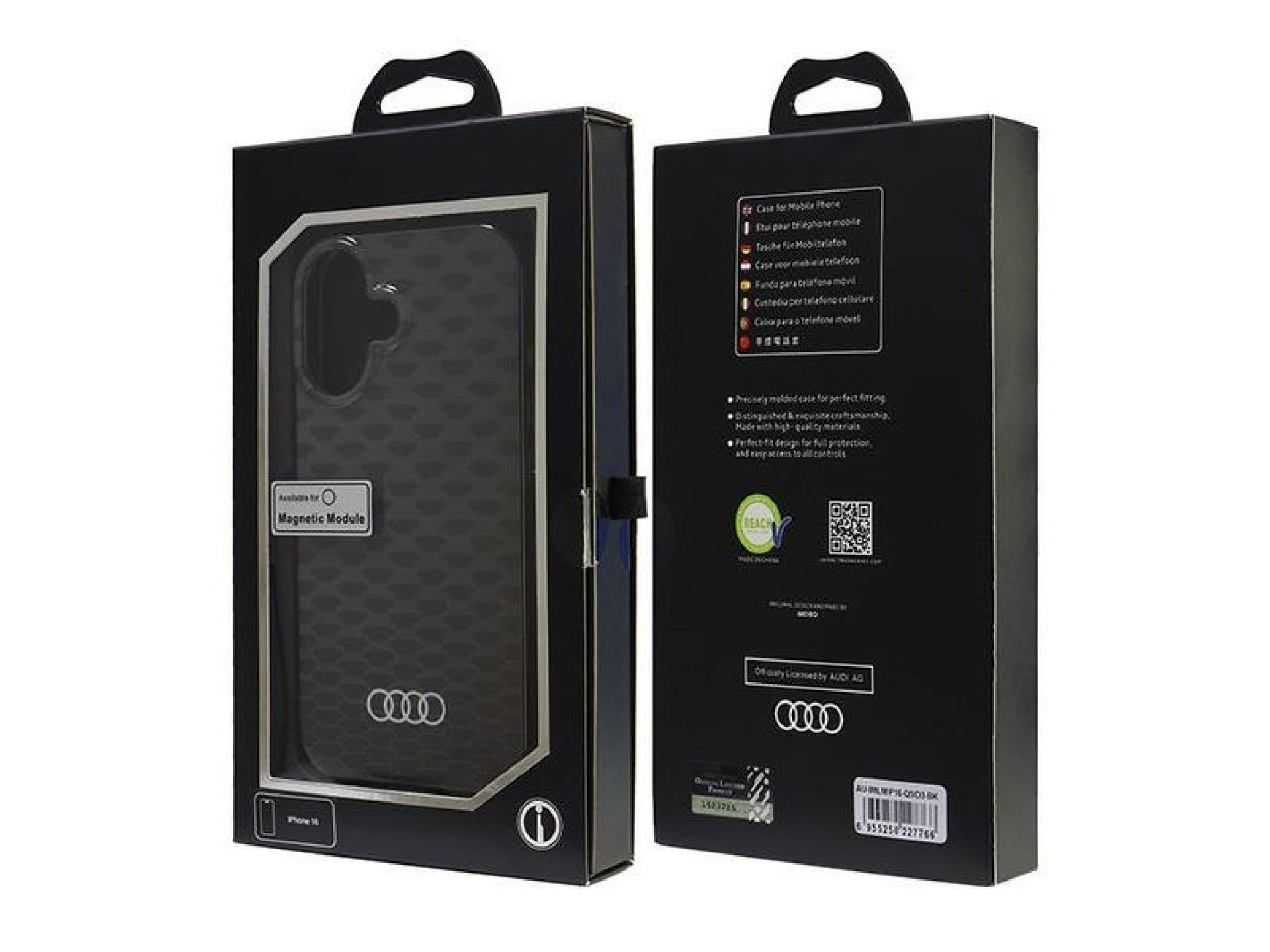 Audi IML Stitching Pattern MagSafe iPhone 16 6.1