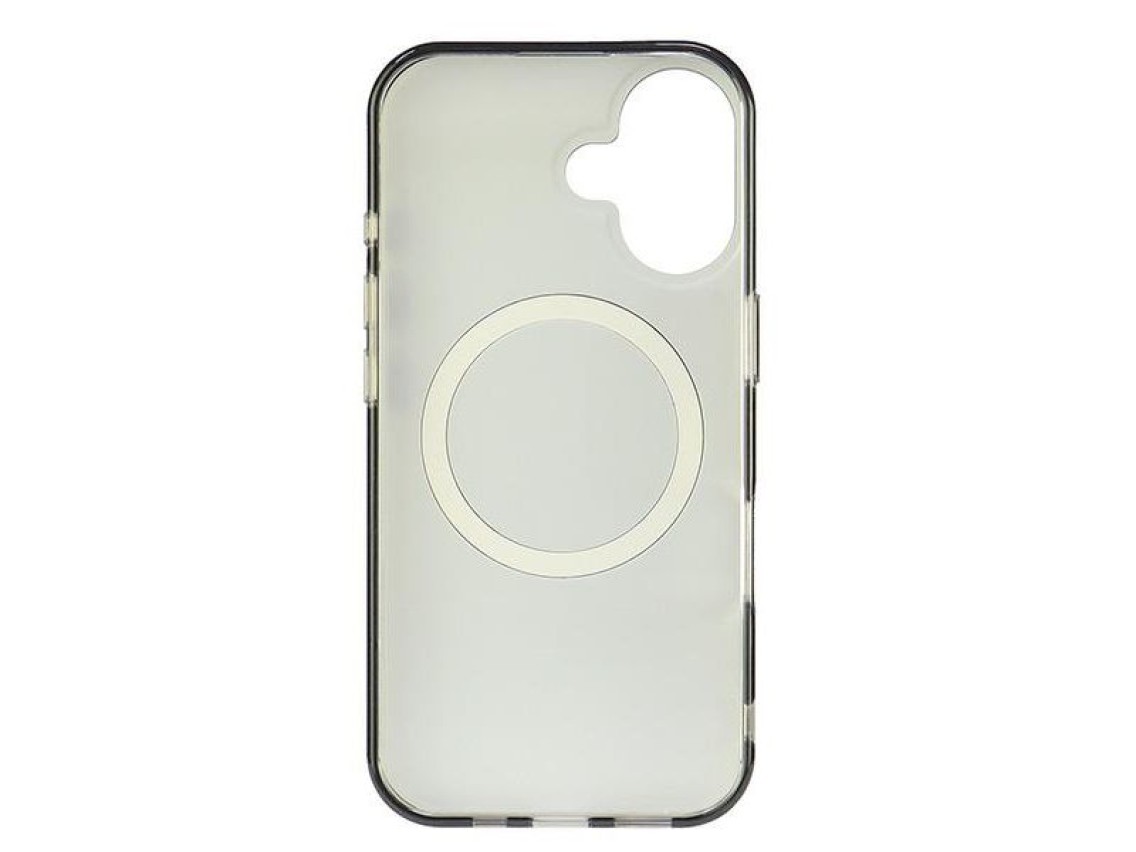 Capa rígida Audi IML Stitching Pattern MagSafe para iPhone 16 6.1" preta/preta AU-IMLMIP16-Q5/D3-BK